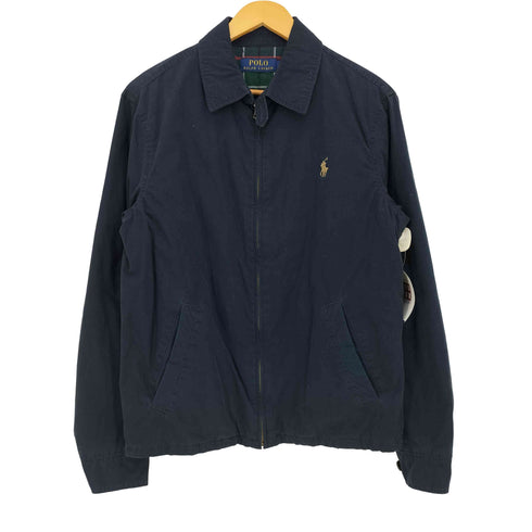 ポロラルフローレン POLO RALPH LAUREN 現行タグ 裏地チェック ポニー刺繍 中綿 スイングトップ メンズ import:S